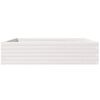 vidaXL Jardinera madera maciza de pino blanco 100x100x23 cm