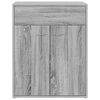 vidaXL Aparador de madera contrachapada gris Sonoma 60x30x75 cm