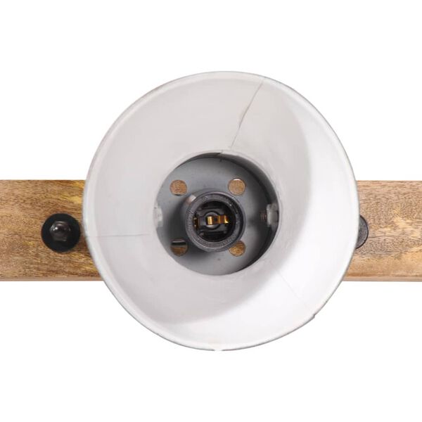 vidaXL L&aacute;mpara de pared azul desgastado 25 W E27 65x25 cm