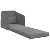 vidaXL Sof&aacute; cama Gris oscuro 65 x 80 x 83 cm Terciopelo