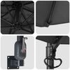 vidaXL Parasol de jardín Antracita y Negro 248 x 248 x 148 cm
