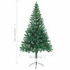 vidaXL &Aacute;rbol de Navidad artificial con luces y bolas 380 ramas 150 cm