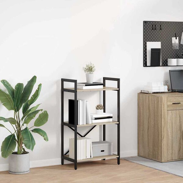 vidaXL Estante de libros Roble Sonoma 56 x 34 x 96 cm