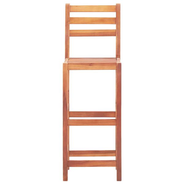vidaXL Sillas de cocina 2 unidades madera maciza de acacia