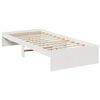 vidaXL Sof&aacute; cama sin colch&oacute;n madera maciza de pino blanco 90x190 cm