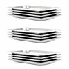 vidaXL Bandejas Gastronorm 12 unidades GN 1/3 20 mm acero inoxidable