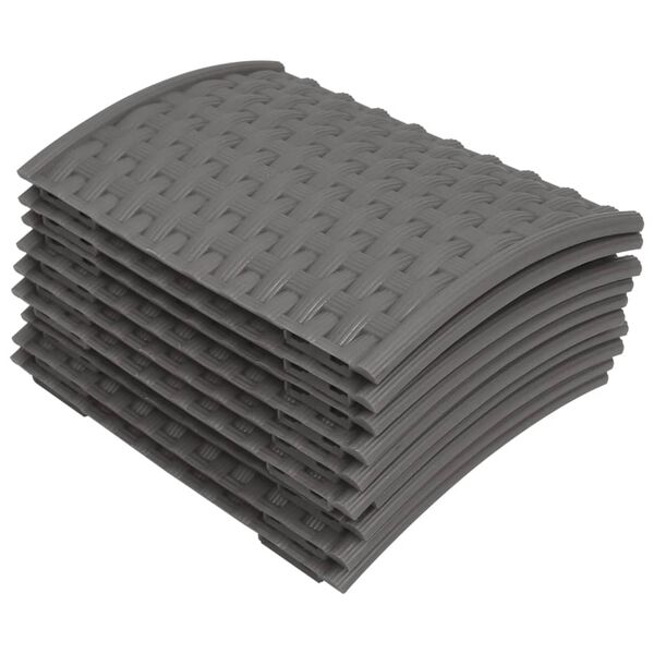 vidaXL Falda del árbol de Navidad marrón Ø54x19,5 cm