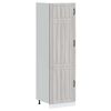 vidaXL Mueble de cocina Lucca madera de gris sonoma