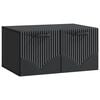 vidaXL Mueble para TV de pared Negro 59,5 x 41 x 30 cm