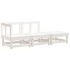 vidaXL Unidades de sof&aacute; seccional 3 plaza Solid pine wood Pino blanco