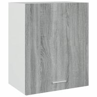 vidaXL Armario colgante madera ingeniería gris Sonoma 50x31x60 cm