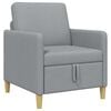 vidaXL Sof&aacute; con almacenamiento Gris Claro 72 x 78 x 87 cm Poli&eacute;ster
