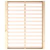 vidaXL Estructura de cama de madera maciza 120x200 cm