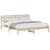 vidaXL Estructura de cama Marr&oacute;n 180 x 200 cm Madera de pino macizo
