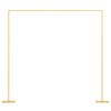 vidaXL Arco de Boda Dorado 338 x 35 x 300 cm Acero