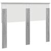 vidaXL Cabecero Gris Sonoma 120 cm Madera contrachapada
