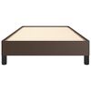 vidaXL Estructura de cama sin colch&oacute;n cuero sint&eacute;tico marr&oacute;n 80x200 cm