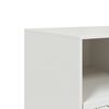 vidaXL Mueble para TV de acero blanco 99x39x44 cm