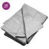 vidaXL Lona HDPE gris 180 g/m&sup2; 8x8 m