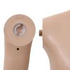 vidaXL Maniquí de cuerpo entero de niño con base vidrio beige 140 cm