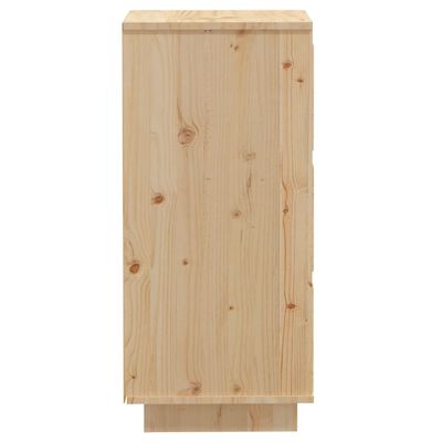 vidaXL Aparador 2 uds madera maciza de pino 32x34x75 cm