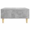 vidaXL Mesa de centro madera contrachapada gris hormig&oacute;n 60x60x30 cm