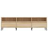 vidaXL Mueble de TV madera contrachapada roble Sonoma 150x30x44,5 cm