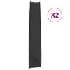 vidaXL Cubiertas sombrillas jard&iacute;n 2 uds tela Oxford 420D 170x28/32 cm