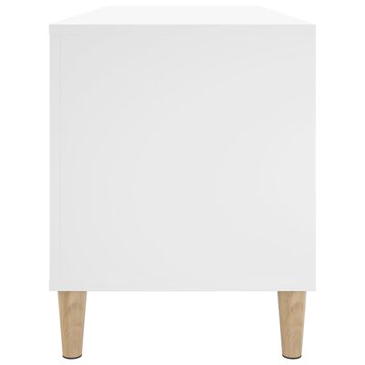 vidaXL Mueble para discos madera contrachapada blanco 100x38x48 cm