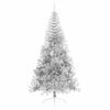 vidaXL &Aacute;rbol de Navidad Artificial Preiluminado Plateado 240 cm PET