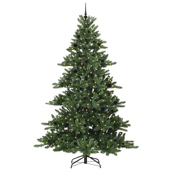 vidaXL Árbol de Navidad artificial con ramas articuladas 240 cm PVC