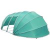 vidaXL Tienda de piscina tipo c&uacute;pula 640 x 432 x 205 cm Verde Mar