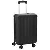 vidaXL Maleta con cerradura Negro 43 x 27 x 66 cm Pl&aacute;stico ABS