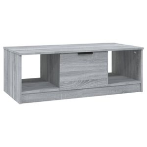 vidaXL Mesa de centro madera de ingenier&iacute;a gris Sonoma 102x50x36 cm