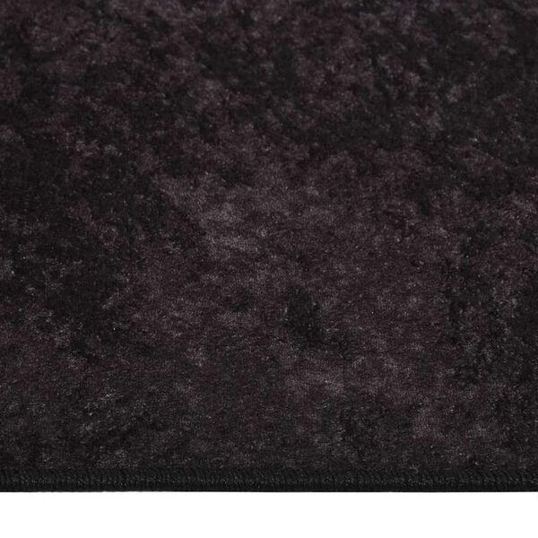 vidaXL Alfombra lavable gris antracita 160x230 cm