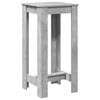 vidaXL Mesa alta de bar madera ingenier&iacute;a gris hormig&oacute;n 51x50x103,5 cm