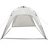 vidaXL Tienda Instant&aacute;nea Gris 260 x 260 x 197 cm Acero
