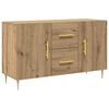 vidaXL Aparador de madera de ingenier&iacute;a roble artisan 100x36x60 cm