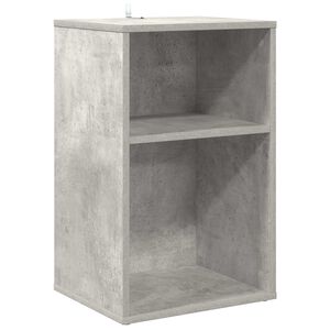 vidaXL Mueble para discos de vinilo Gris Hormig&oacute;n 38 x 33 x 61 cm