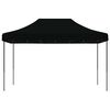 vidaXL Tienda de fiesta plegable Pop-Up negra 440x292x315 cm