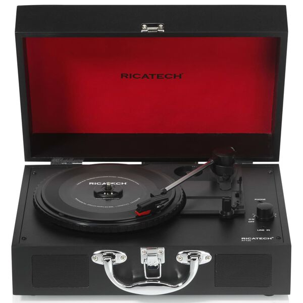 Ricatech Tocadiscos grabador Revolution RTT20 negro