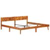 vidaXL Estructura de cama sin colch&oacute;n madera maciza 200x200 cm