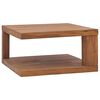 vidaXL Mesa de centro madera maciza de teca 65x65x33 cm