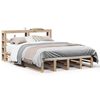 vidaXL Estructura de cama sin colch&oacute;n madera maciza de pino 140x190 cm