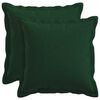 vidaXL Funda de almohada 2 pcs HOUTEN Verde oscuro 35 x 35 cm