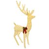 vidaXL Reno Navide&ntilde;o 3D LOVIISA 250 LED Blanco C&aacute;lido 96 x 40 x 180 cm
