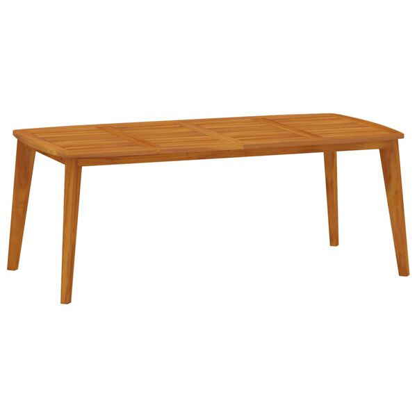 vidaXL Juego de comedor de jard&iacute;n 7 piezas madera maciza de acacia