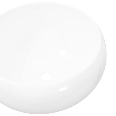 vidaXL Conjunto de muebles de baño 3 piezas cerámica blanco