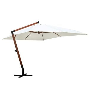 vidaXL Sombrilla blanca 300x400 cm