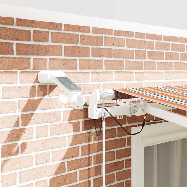 vidaXL Toldo Retr&aacute;ctil Multicolor 300 x 250 cm Poli&eacute;ster y metal